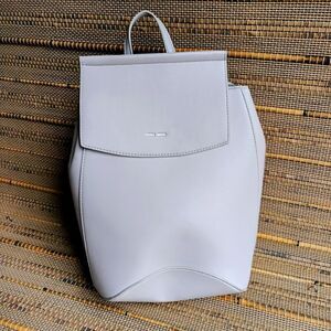 Pixie Mood Kim Vegan Leather Adjustable Strap Backpack Shoulder Bag Slate 🩶